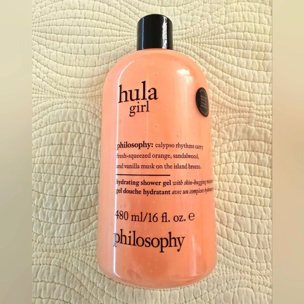 NWOT Philosophy Hula Girl Shower Gel 16 Oz